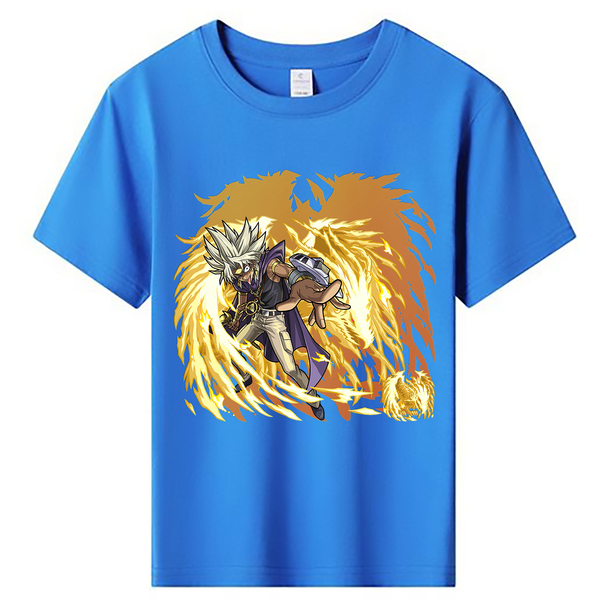 （画像用） 遊☆戯☆王 Yu-Gi-Oh! 綿100％キッズTシャツ（フロントプリント）